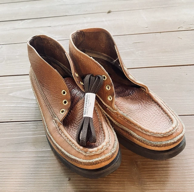 靴 Russell Moccasin Chukka Chocolate Brown Russell Chukka – Russell Moccasin