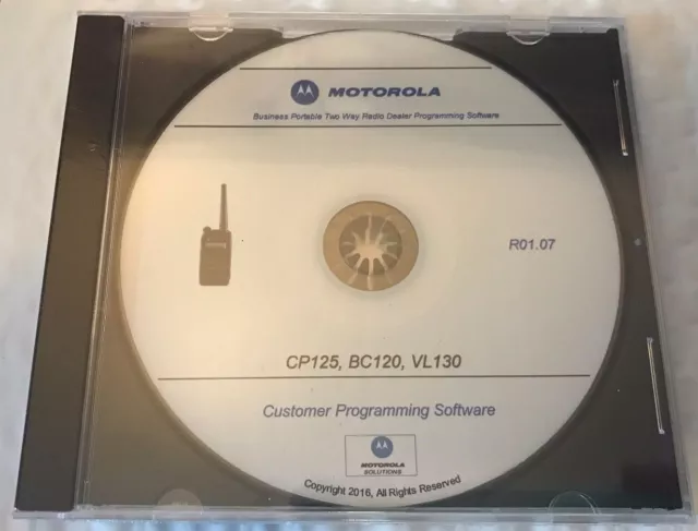 CP125 BC120 VL130 Radio Programming R01.07  Disk