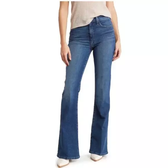 Joe's Jeans "Herculina" High-rise Flare Jeans Medium Wash Size 27