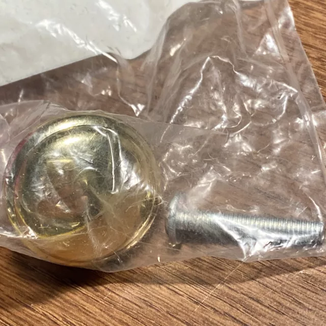Amerock BP76209-3 Polished Brass 1 1/8" Round Cabinet Knob Pull Allison