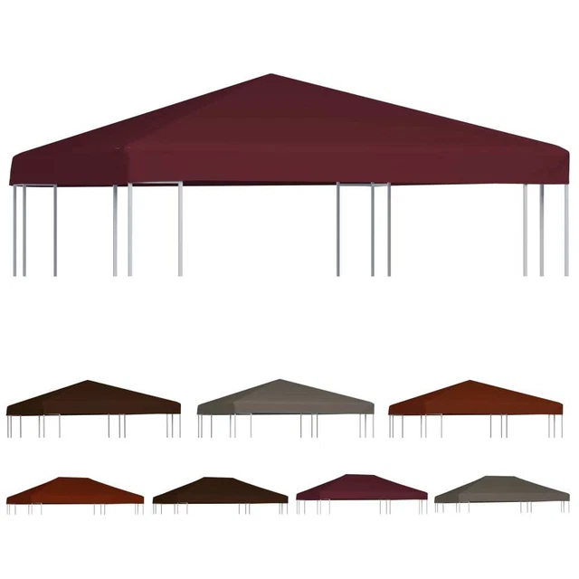 Pavillondach 310g/m² Wasserdicht Pavillon Ersatzdach mehrere Auswahl vidaXL