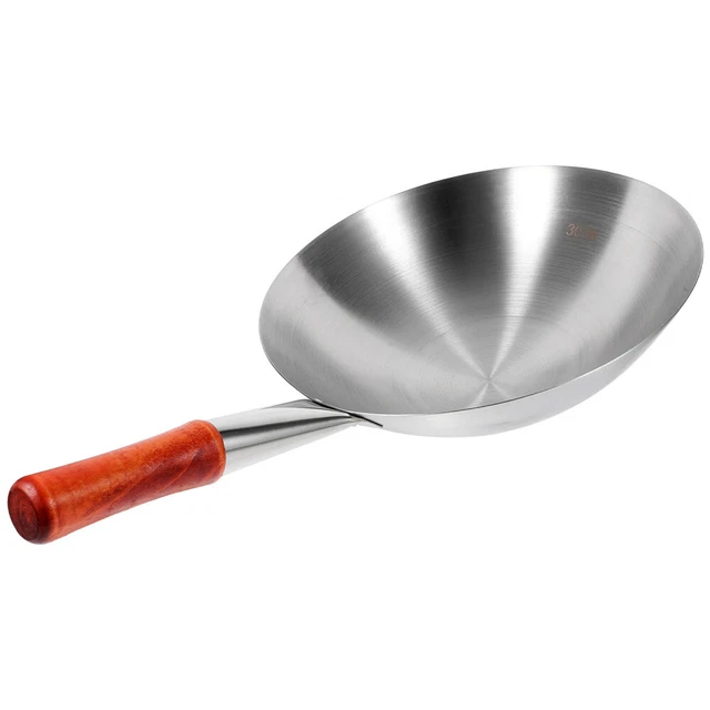 Wok Kelomat Inox 3429-383 - Poêle Wok Professionnelle Pour Cuisinières