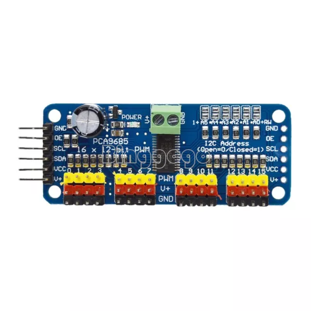 PCA9685 16-Channel 12-bit PWM Servo motor Driver I2C Module For Arduino Robot E5