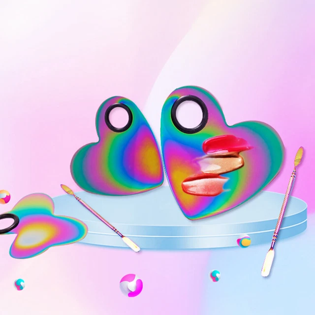 NAIL GEL MAKEUP Palette Acrylic Mixing Pigment Palettes Color £6.35