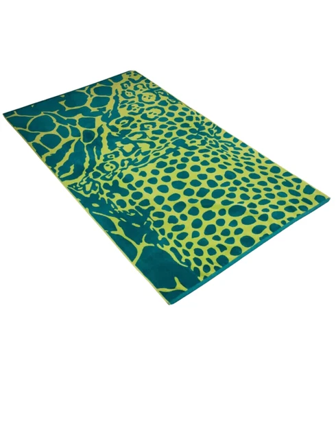 Vossen Strandtuch, Badehandtuch, Badetuch Multi Animal 100x180cm, 100% Baumwolle