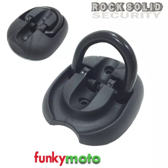 Motorbike Flip Down Ground/Wall Chain Anchor Motorcycle/Bike Security Lock Point