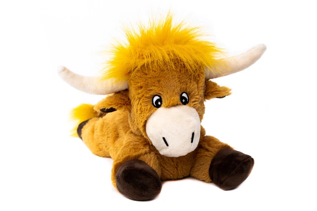 Habibi Wärmetier, Kuscheltier, Wärmekissen, Highlander für Mikrowelle und Backof
