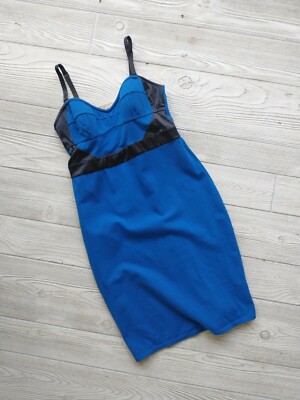 Victoria's Secret Bra Tops Sleeveless Blue Dress Size Small