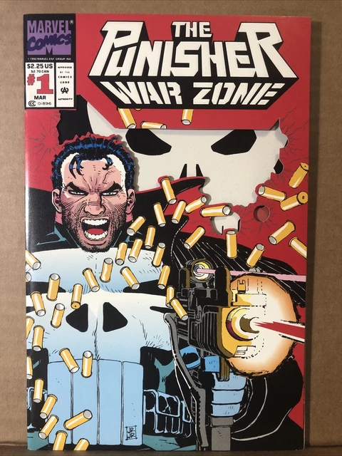 Marvel Comics Punisher War Zone Vol.1 #1 NM Die Cut Cover