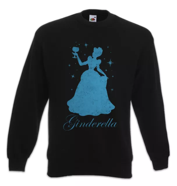 Ginderella Sweatshirt Pullover Alkohol Gin Drunk Party Betrunken Absturz Fun