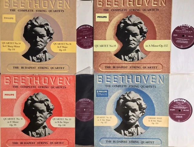 BUDAPEST STRING QUARTET - BEETHOVEN String Quartet 11, 12, 13, 14, 15, 16