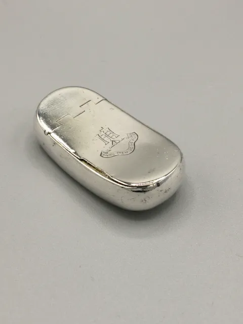 Georgian Silver Snuff Box John Thropp 1807 Skipwith Skipworth Baronets