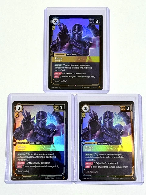 SHEN KINKOU 241/298 - Riftbound League Of Legends English Foil Rare Nm ...