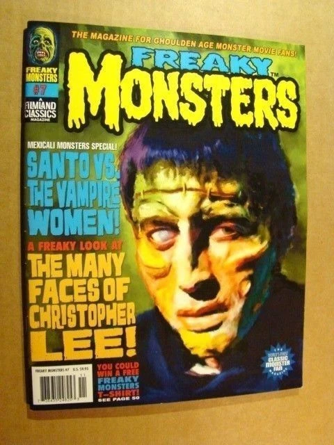 Freaky Monsters 7 *Vf/Nm 9.0* Vampire Women Christopher Lee Famous Monsters