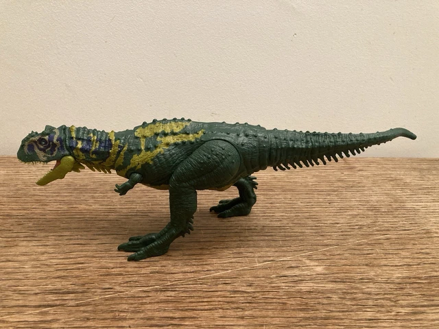 JURASSIC WORLD PRIMAL Attack Sound Strike Majungasaurus Action Figure ...