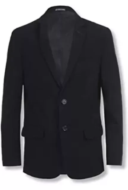 Calvin Klein Boys' Bi-Stretch Blazer Suit Jacket Black Size 18 😃😃