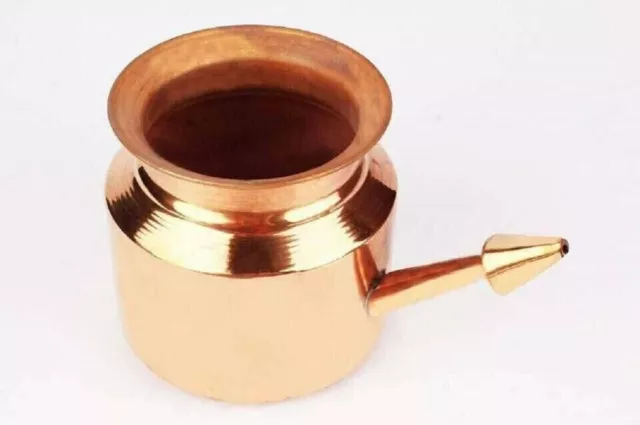 Reines Kupfer Neti Topf Lota Kalash Neti Topf Ramjhara Pooja Worship Lota 250ml