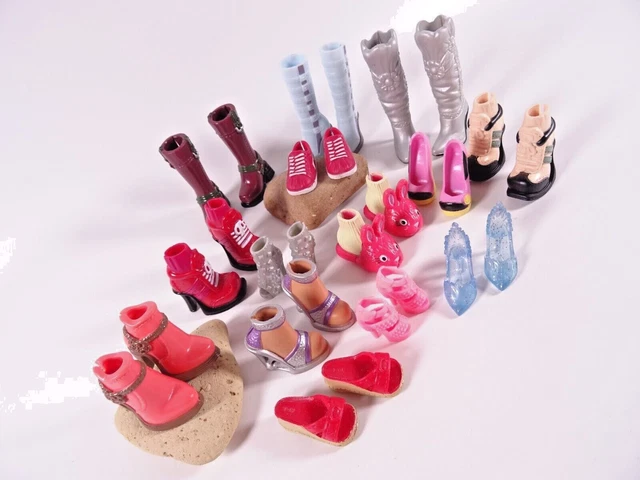 Accessori Bambola Fashion Handmade Scarpe Nere Sandali Tacco Alto Per Bambola 11.5 Pollici - Accessori Barbie, Handmade, Multicolore, Per Bambole Moderne Scarpe Bambola Nere Fatte A Mano - Foto 9