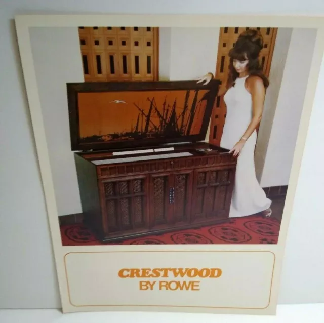 Rowe Crestwood FLYER Model CTI-1 Original Jukebox Phonograph Music Art AMI 1974