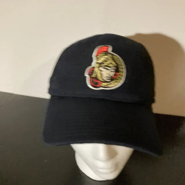 Ottawa Senators NHL Adult Unisex Black Curved Brim Cap/Hat NHL LICENSED
