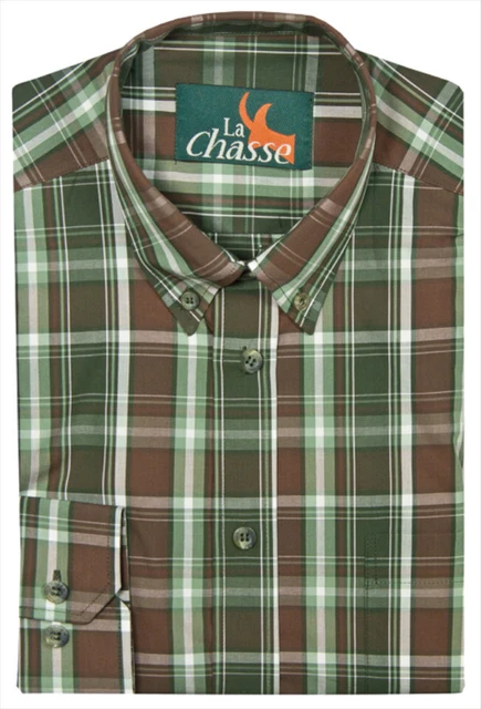 Camicia uomo La Chasse® camicia a quadri camicia da caccia camicia per il tempo libero camicia quotidiana camicia outdoor