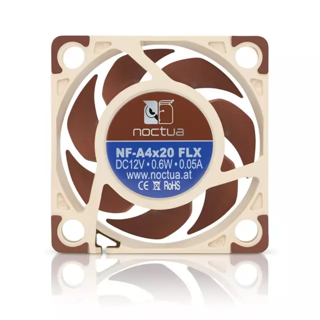 Noctua NF-A4x20 FLX, 40 x 40 x 20 mm Lüfter, Gehäuselüfter, PC Fan, Kühler