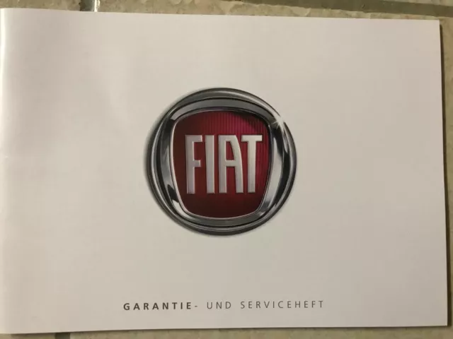 FIAT Serviceheft 2022 ORIGINAL Inspektionsheft 2022 Servicenachweis Serviceplan