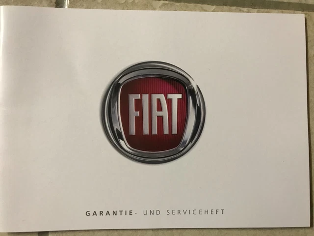 Quaderno di servizio FIAT 2022 ORIGINALE libretto ispezioni 2022 certificato di servizio piano di assistenza