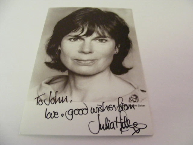 JULIA HILLS Signed Photo Autograph TV Actress 2Point4 Children EastEnders