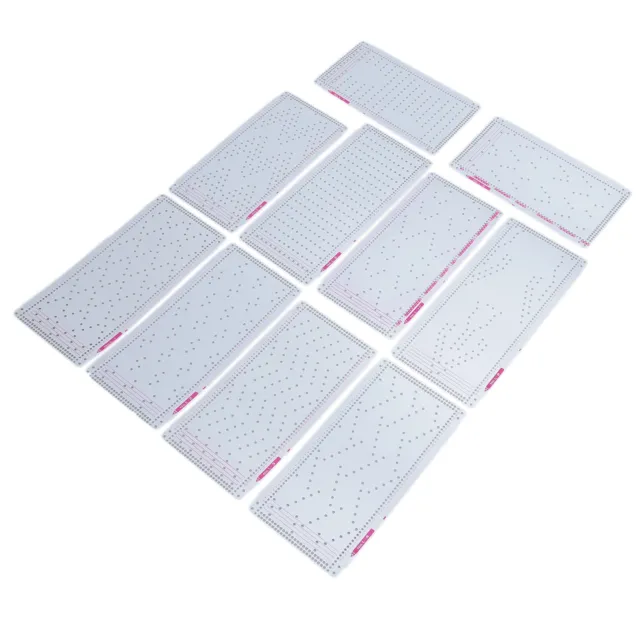 10pcs Knitting Machine Punch Card for Silver Reed Knitting Machine Accessory