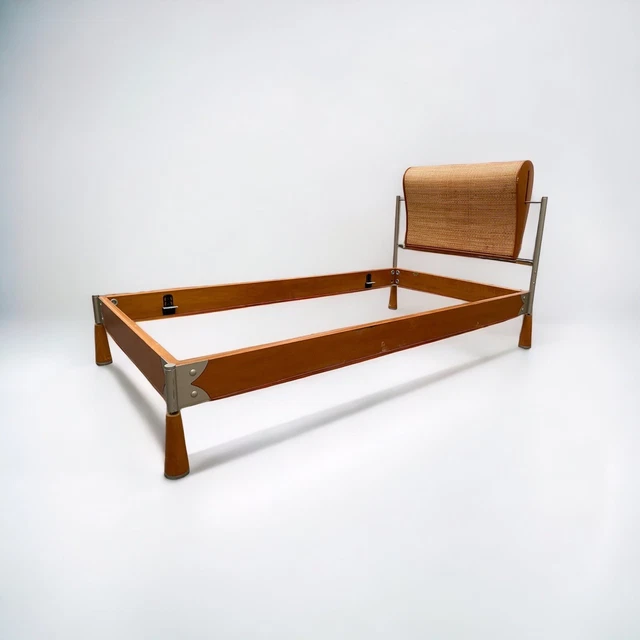 Massimo Scolari Giorgetti Bed Design Vintage Letto In Legno Modernariato