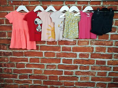 Baby Girls Bundle Age 9-12 Months Next Zara Dress Shorts Tops Tees Summer 80Cm