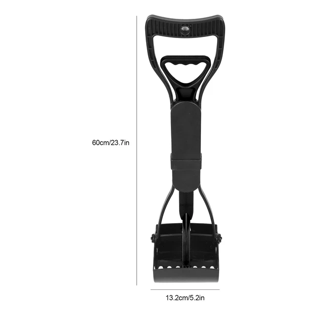 PET POOPER LONG Handle Jaw Poop Scoop Clean Pick Up Dog Cat Waste