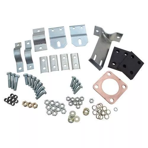 Land Rover Series 2/2A/3 88" Swb Full Exhaust Fitting Kit Mounting Brackets