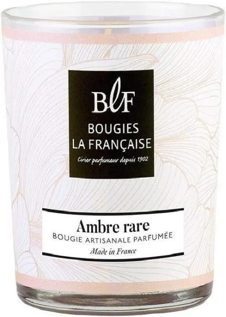 Bougies La Francaise 40-Hour Burn Time Gourmet Ripe Scented Candle (Rare Amber)