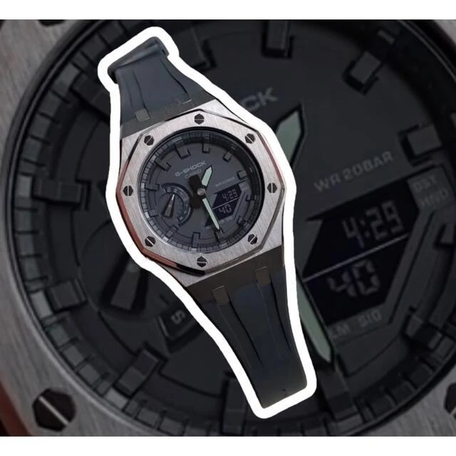 G-Shock GA2100 Kashi Oak Black Belt Custom No.gs2681