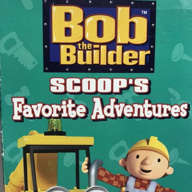 BOB THE BUILDER Scoop's favorite Adventures VHS Video Tape VCR Cassette