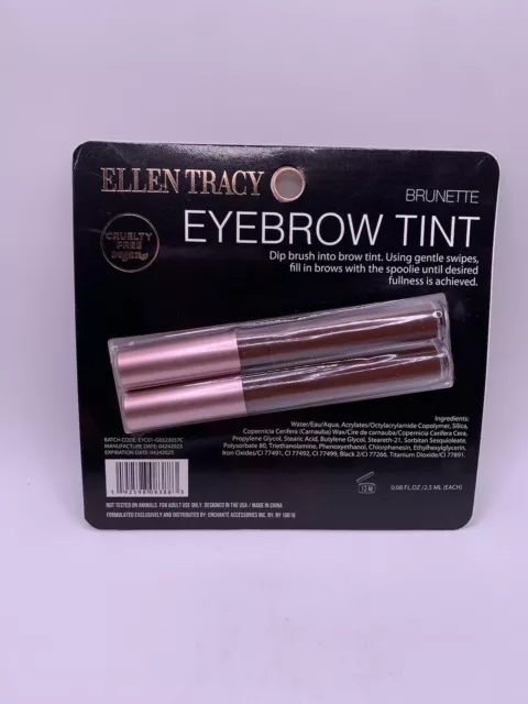 ELLEN TRACY EYEBROW Tint in the color Brunette 2pk $10.40 - PicClick