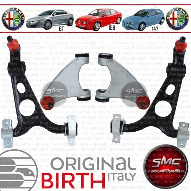 Kit De Bras De Contrôle Arrière Pour Alfa Romeo 147 1.9 JTDM 16V 110KW 150CV - MASTER-SPORT Qualité Allemande
