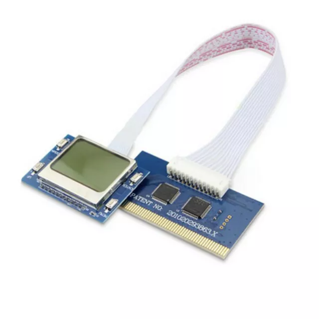 Analizador de placa base PCI tarjeta de diagnóstico posterior probador para PC computadora portátil de escritorio PTI8 2