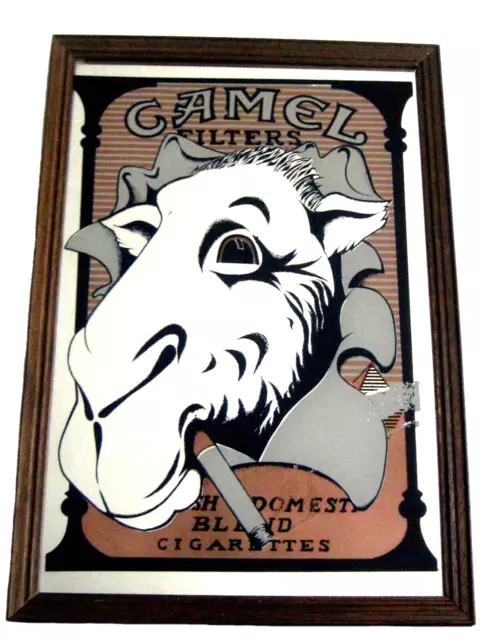 Original Werbe-Spiegel "CAMEL FILTER ZIGARETTEN" Werbung