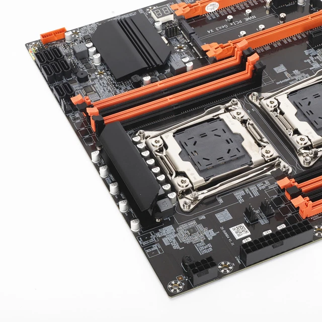 X99 DUAL SOCKET Server Motherboard Mainboard FCLGA2011-3 For Intel E5 ...