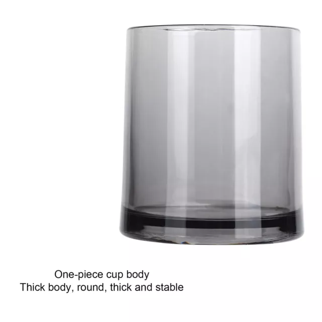 New Gray 300ml Acrylic Cup Reusable Modern Round Wine Tea Mug For Whiskey