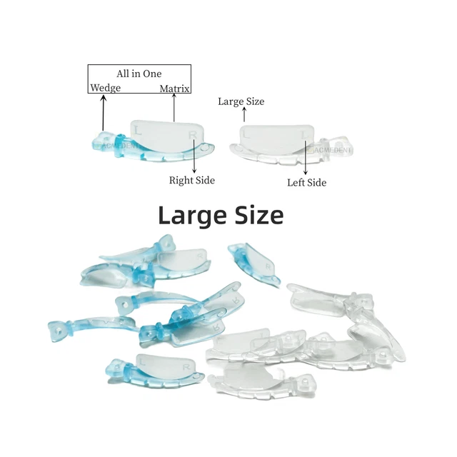 L Dental Matrix Wedges Combined In One Matrices Bands Diastema Right Left 134℃