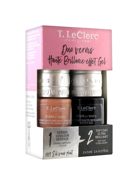 Vernis à Ongles Fortifiant T. LECLERC N°28 Bois De Rose - 8ml - Brillant, Formule Soin - Neuf