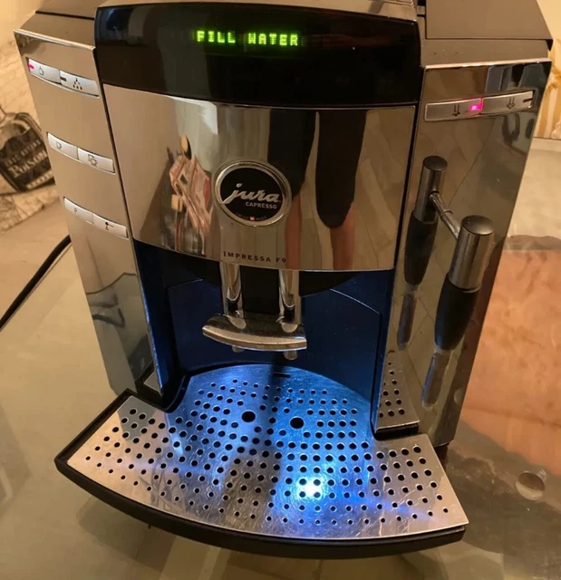 JURA IMPRESSA F9 Espresso Coffee Machine Black/chrome Free Shipping