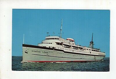 Vintage Post Card - S. S. Milwaukee Clipper - Great Lakes Luxury Liner - #2