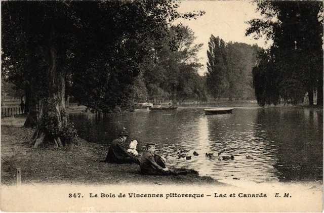 CPA Vincennes Lac et Canards (1347346)