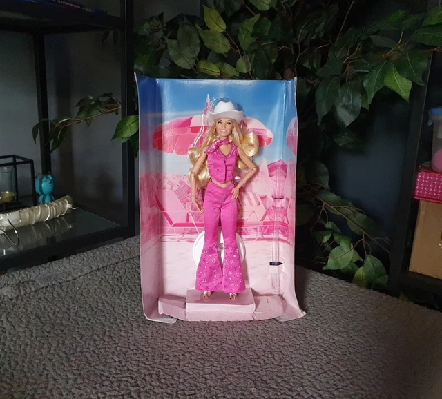 Barbie the movie puppe margot robbie barbie im rosa western outfit