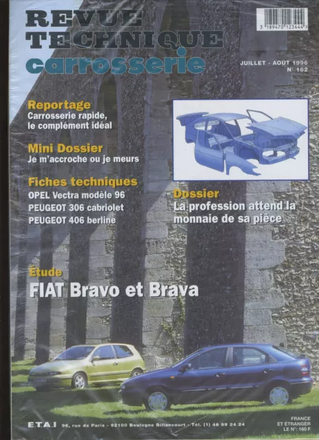 (9A)REVUE TECHNIQUE CARROSSERIE FIAT BRAVO et BRAVA